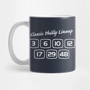 Classic Philly Lineup Mug